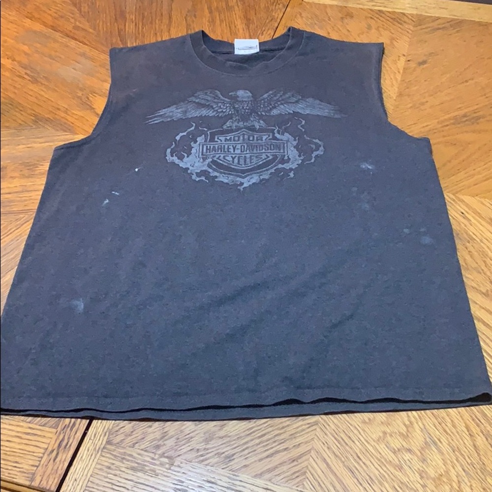 Sleeveless Harley Davidson T-shirt